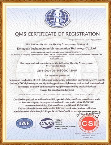 Quality Management System Certification